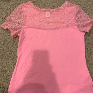 Pink Lacy Shirt